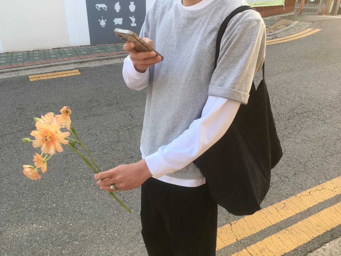 Handmade draped bag 상품이미지1