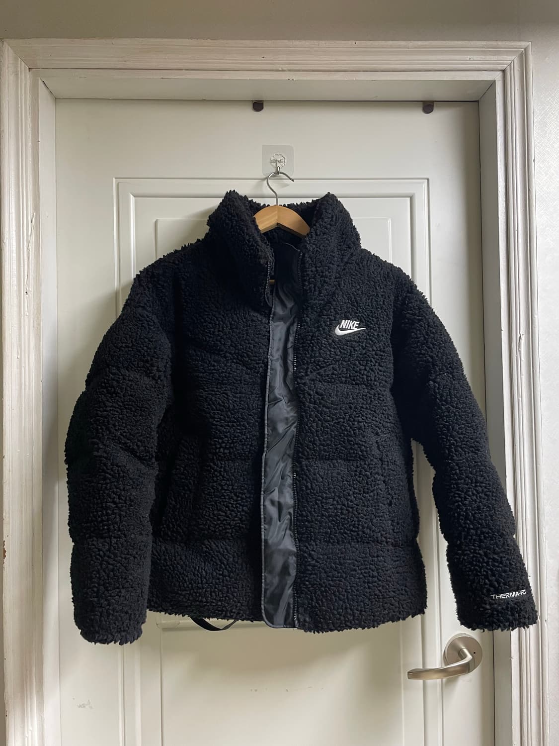 나이키 우먼스 쉐르파 뽀글이 패딩 자켓 DV6676-010 상품이미지2