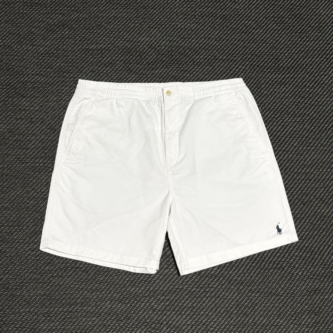 [XL] Polo 폴로 랄프로렌 프렙스터 화이트 쇼츠 상품이미지1