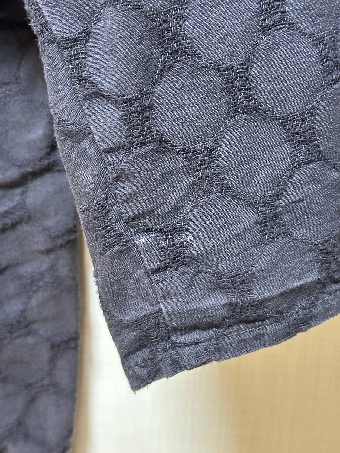 에프터먼데이 LOA 도트 레글런 셔츠 상품이미지3