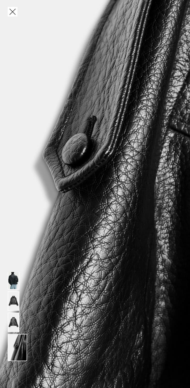 자라 페이크 레더 점퍼 상품이미지3