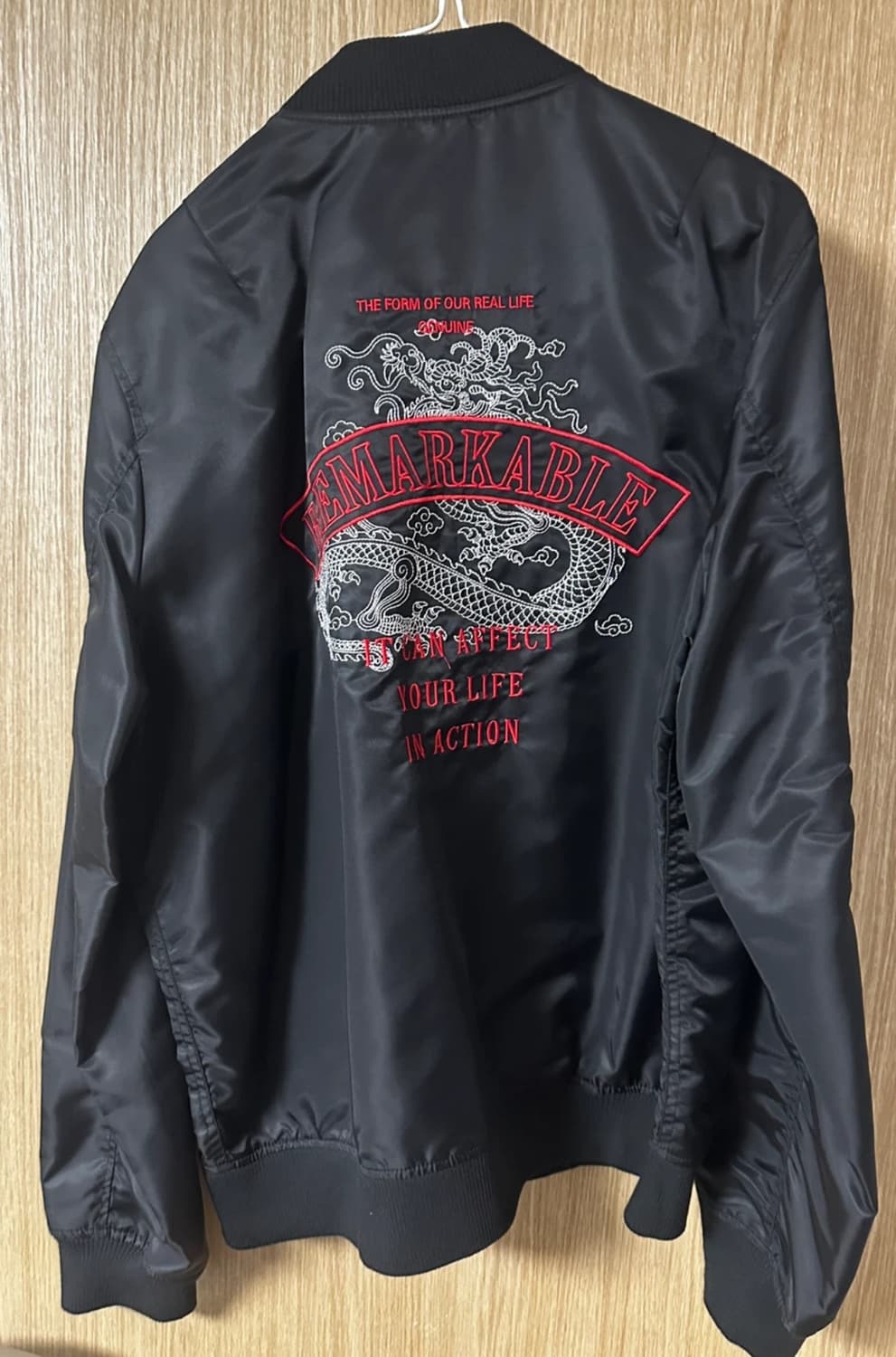 EVISU 에비수 블랙 봄버 자켓 105 상품이미지3