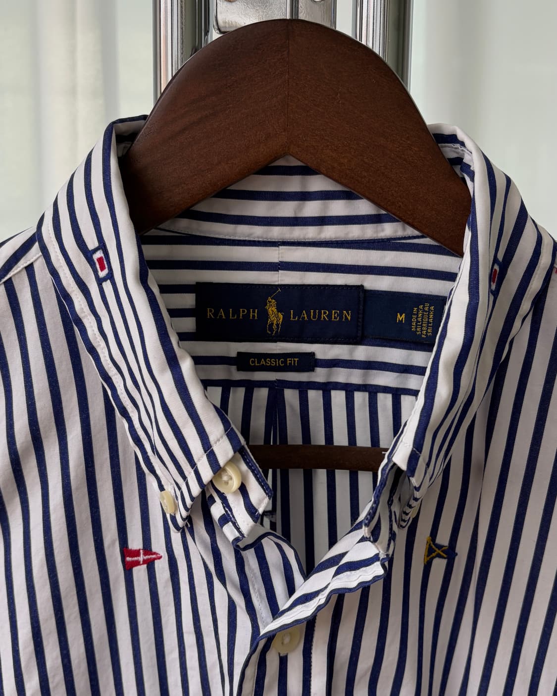 [M]폴로 랄프로렌 플래그 스트라이프 포플린 셔츠 상품이미지7
