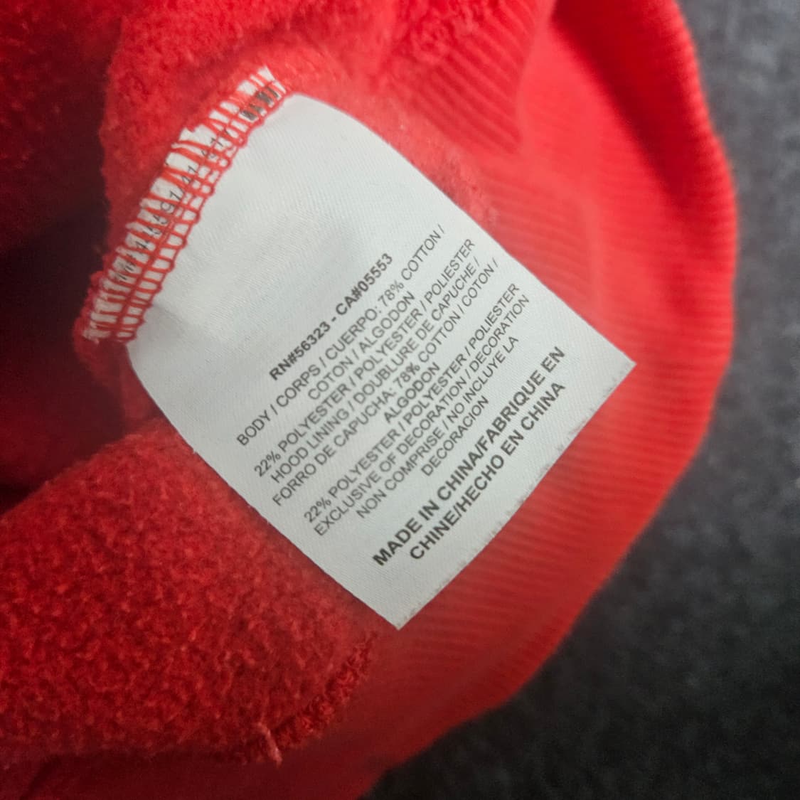 나이키 후드티 레드 상품이미지5