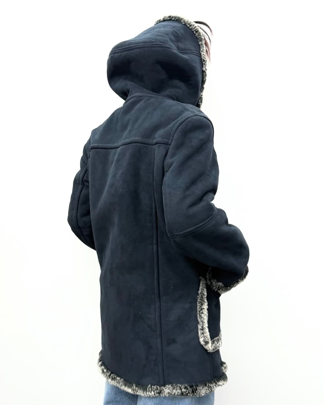 PPFM Hooded Shearling Half Coat 상품이미지1