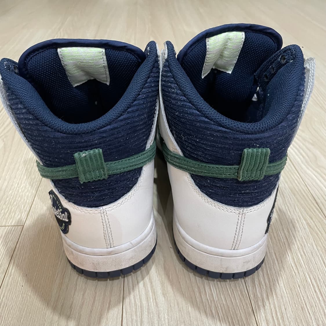 나이키 덩크 하이 프리미엄 EMB 컬리지 네이비 상품이미지6