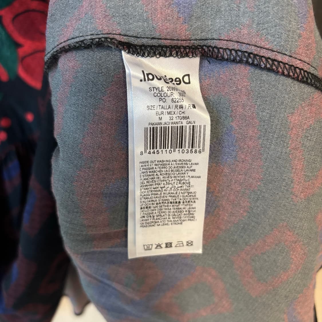 Desigual 데시구알 프린트 원피스 M 상품이미지5