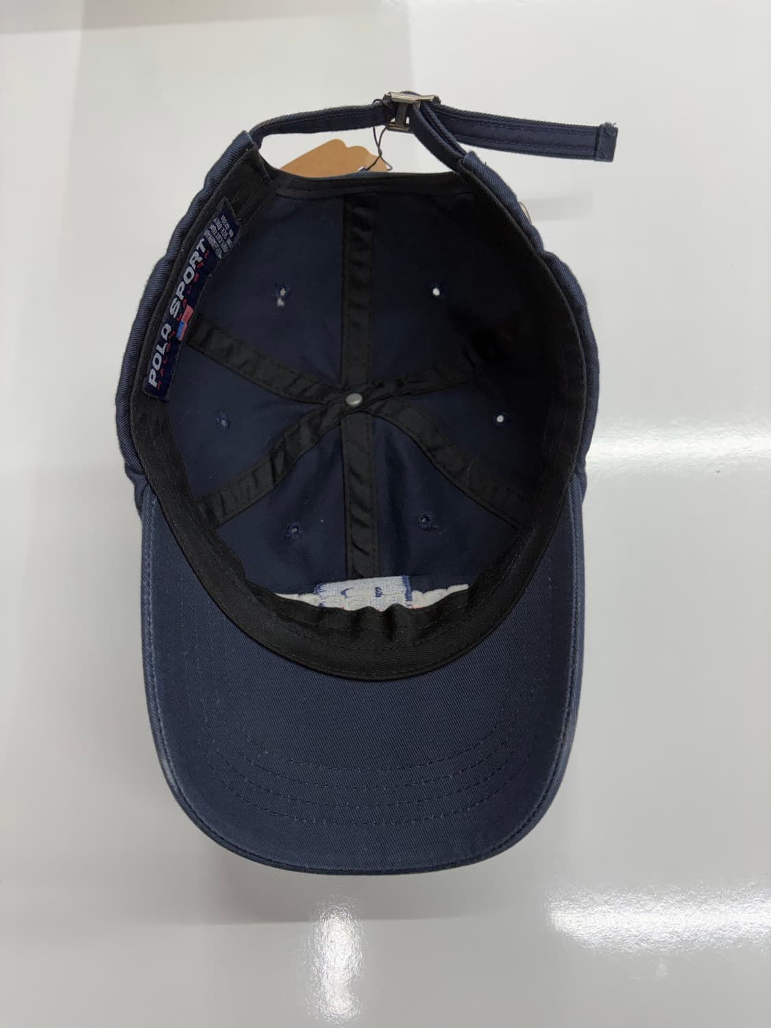90s 폴로 스포츠 랄프로렌 볼캡 네이비색 모자 상품이미지4