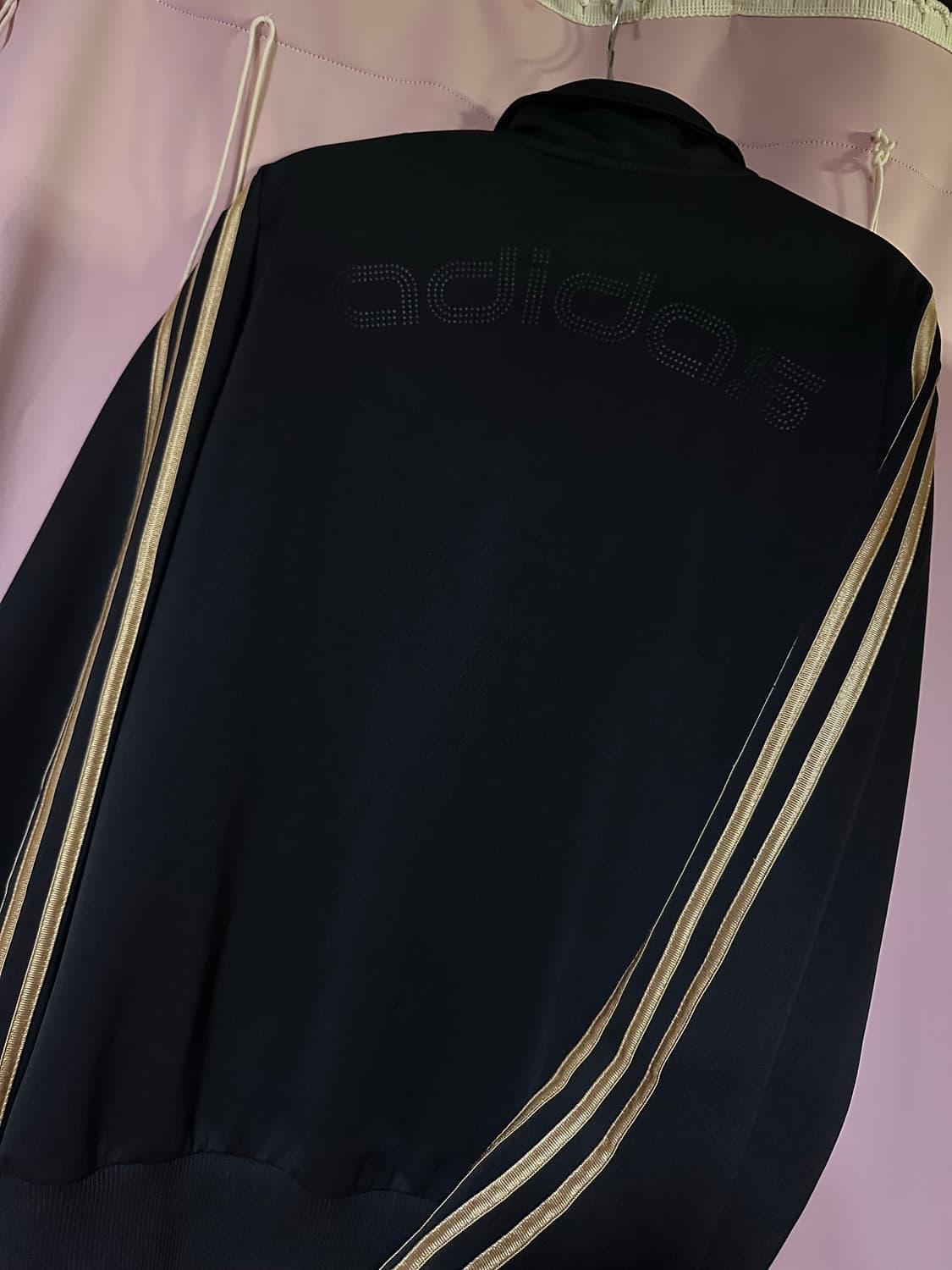 아디다스져지 아디다스 삼선 트랙탑 검골 아디다스 블랙 골드 집업 올드스쿨 상품이미지3