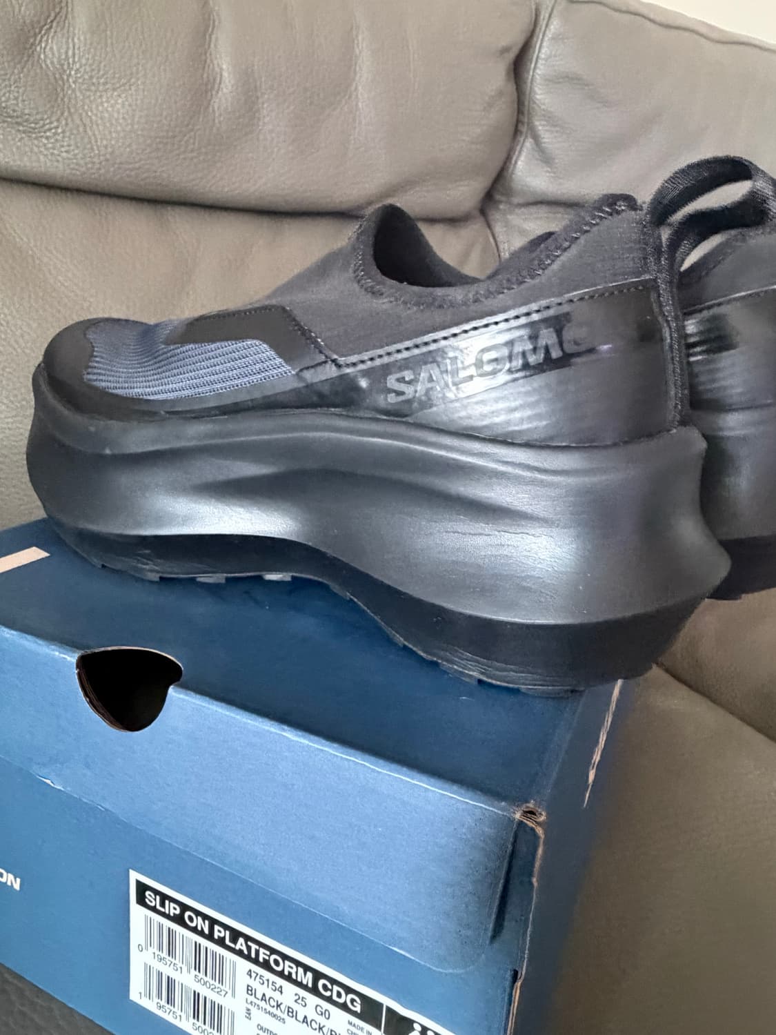 살로몬 x 꼼데가르송 슬립온 플랫폼 245 상품이미지4