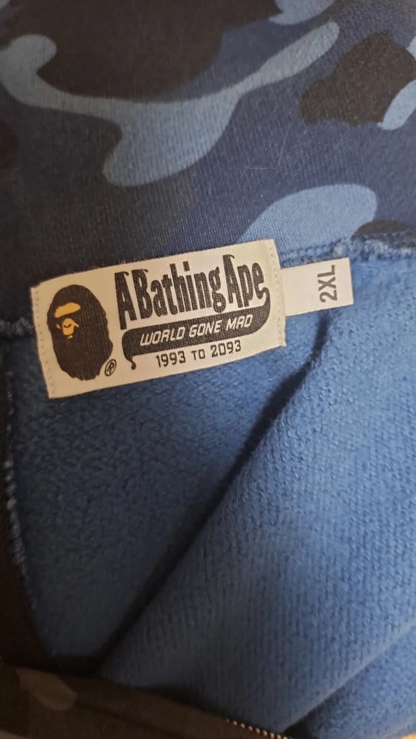 베이프 샤크후드 아수라 흑청 상품이미지5