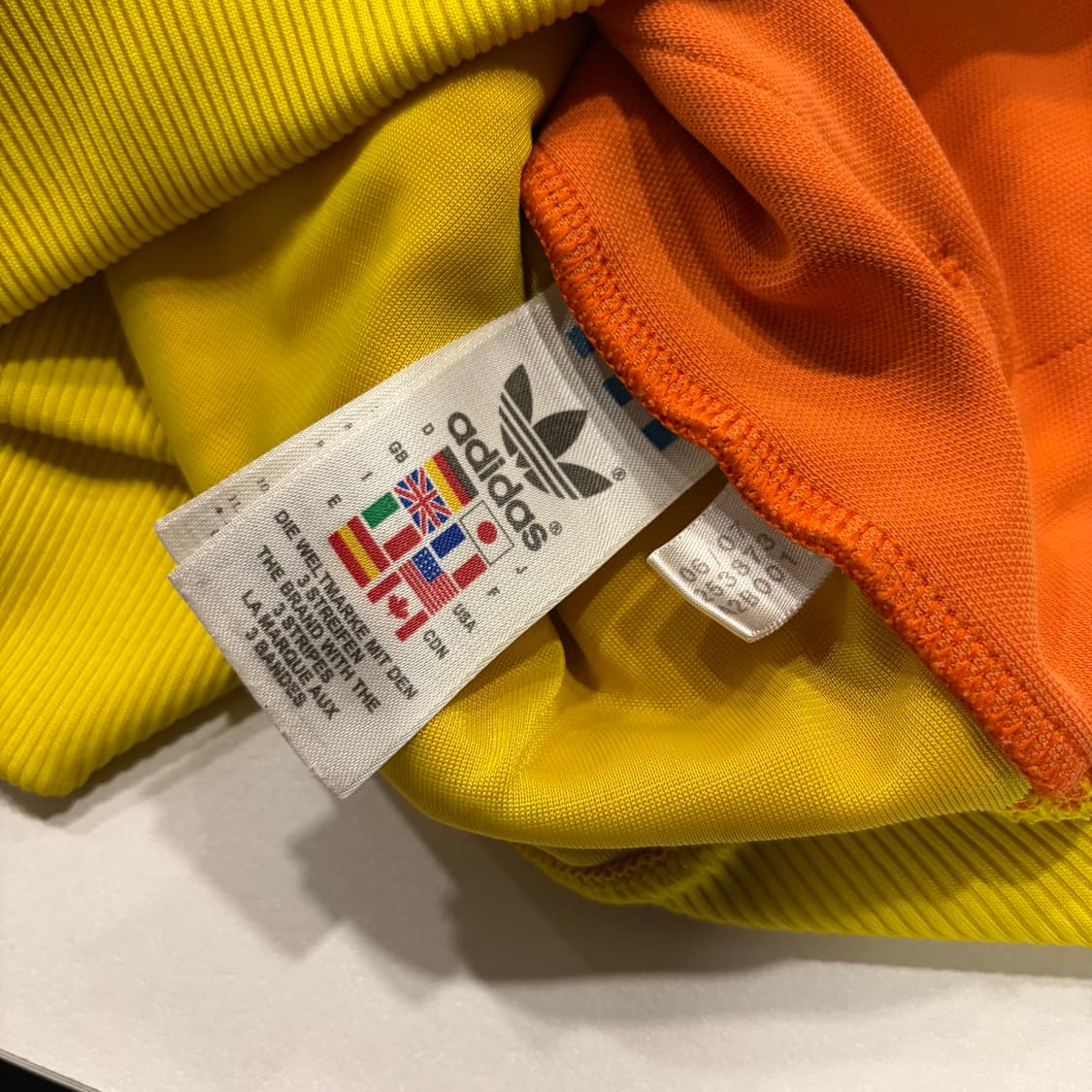 [105] 07s 아디다스 부탄 축구 져지 트랙탑 오렌지/옐로우 D741 상품이미지8