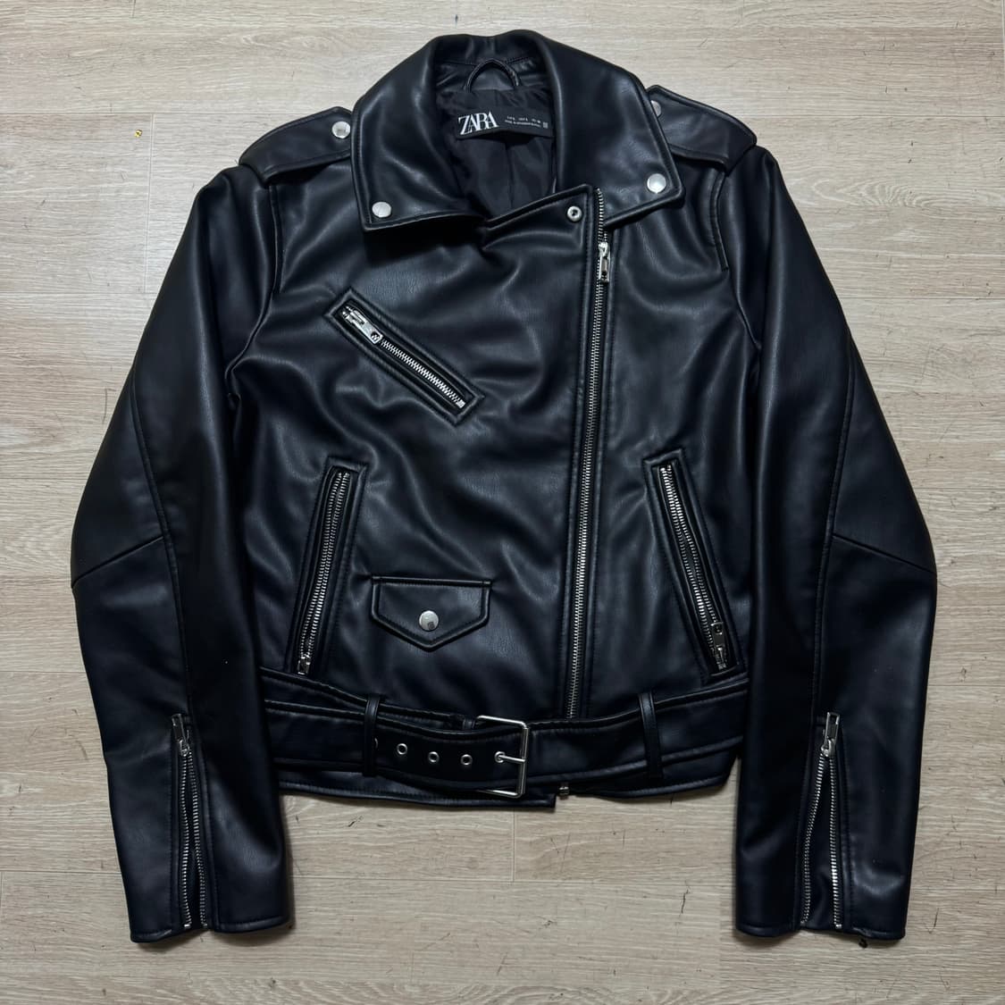 자라 싱글라이더 가죽 자켓 상품이미지1