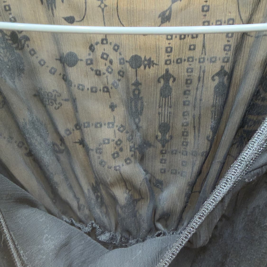 일본빈티지 크레아레 시스루 레이스 블라우스 상품이미지7