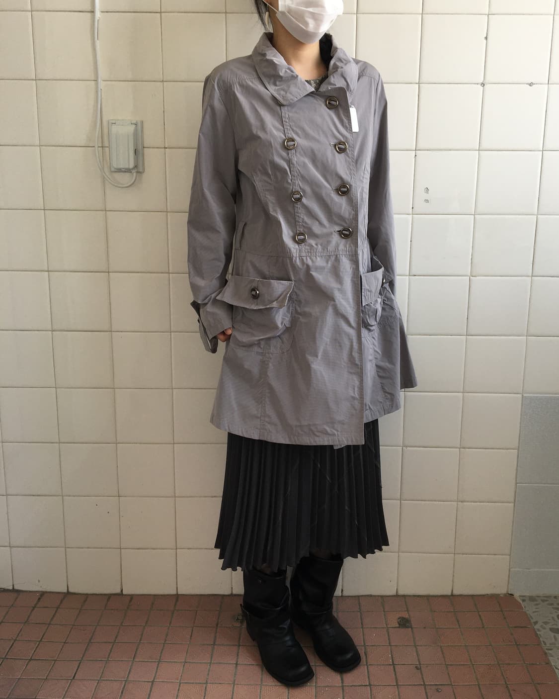 Double button trench coat 상품이미지8