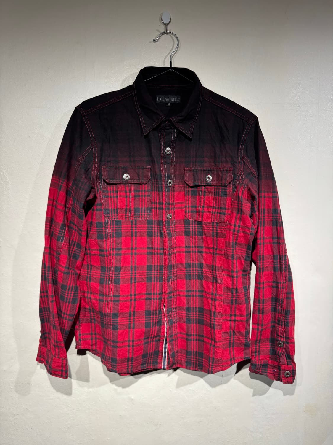 In the attic check cara shirts  상품이미지1