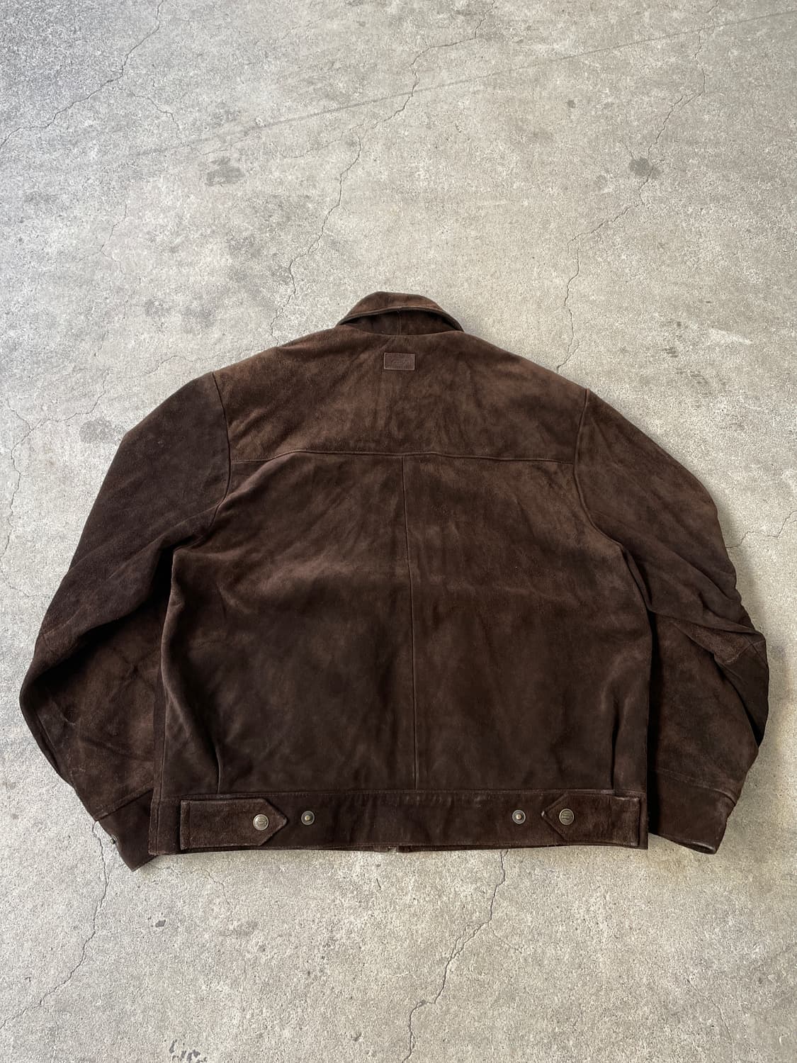 90s Dickies Cow Hide Suede Dark Brown 상품이미지9