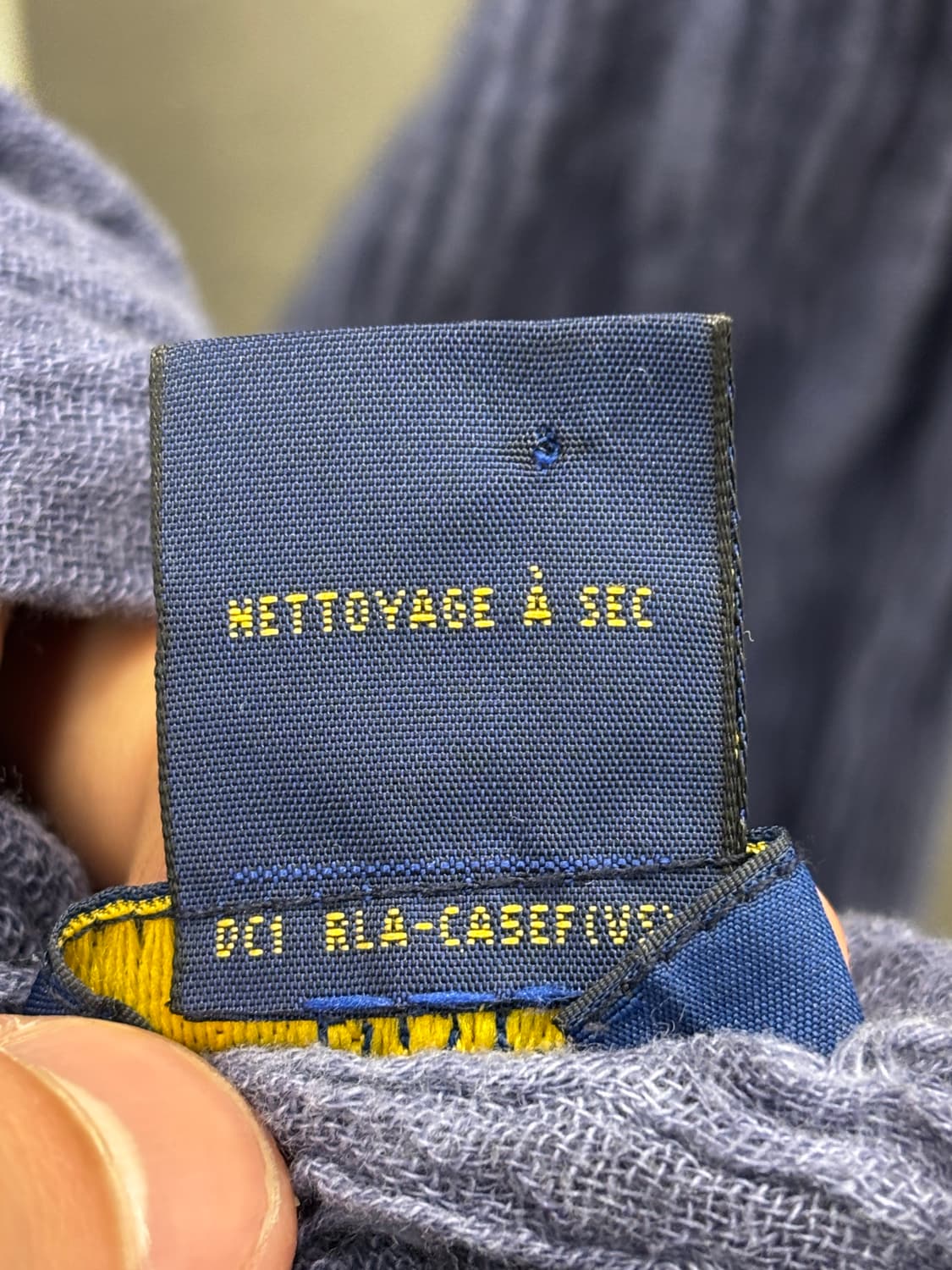 POLO RALPH LAUREN 네이비 면 스카프 상품이미지5