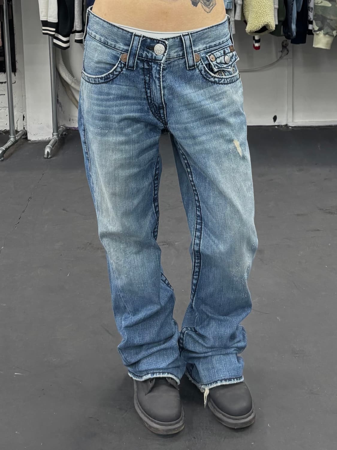 트루릴리전 레인보우 데님팬츠 상품이미지3