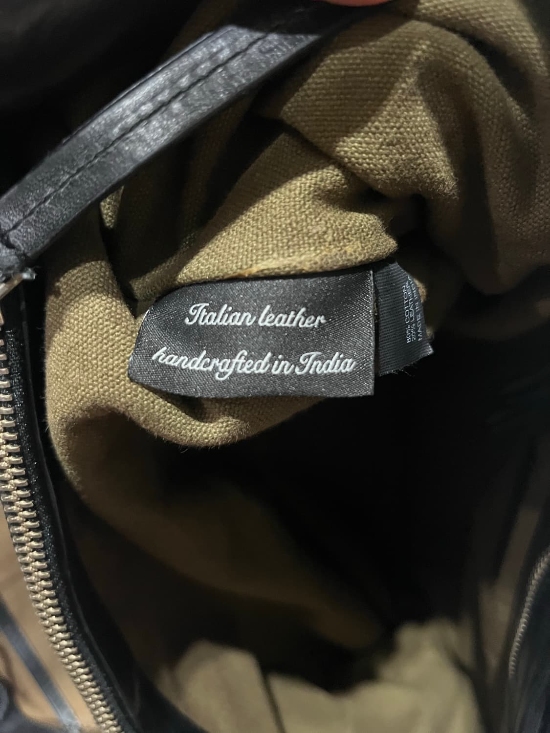 드리스반노튼 빈티지 캔버스 백 상품이미지8