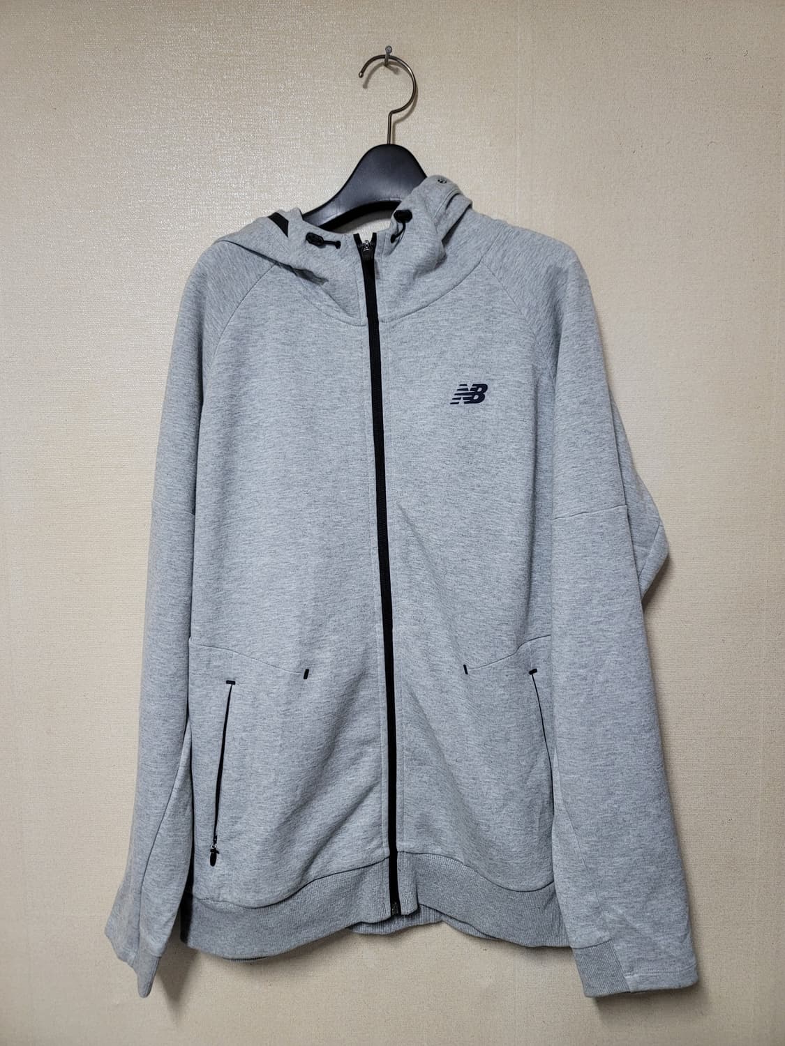 뉴발란스 이중지 후드집업 상품이미지1