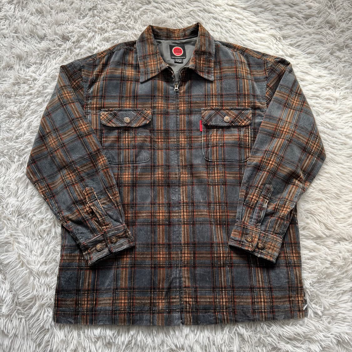 LUCKY STRIKE 일본빈티지 벨벳 자켓 노드 빈티지자켓 l 100 상품이미지2