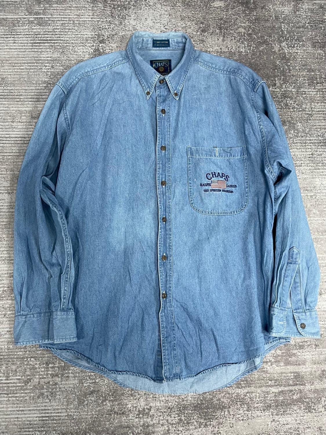 90's CHAPS 랄프로렌 빅셔츠 상품이미지7