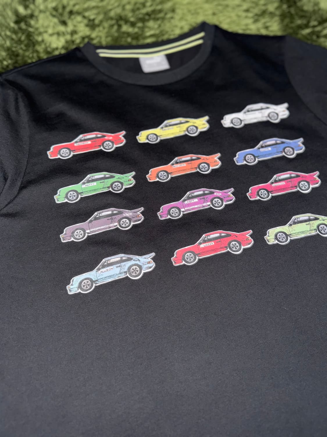 [M] 푸마 X 포르쉐 레거시 아카이브 프린트 티셔츠 블랙 상품이미지5