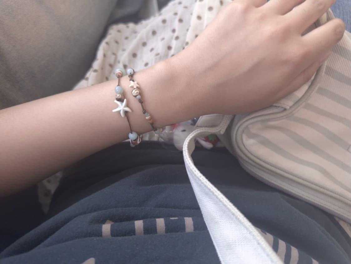 mint-sunset star bracelet 민트 선셋 스타 팔찌 상품이미지3