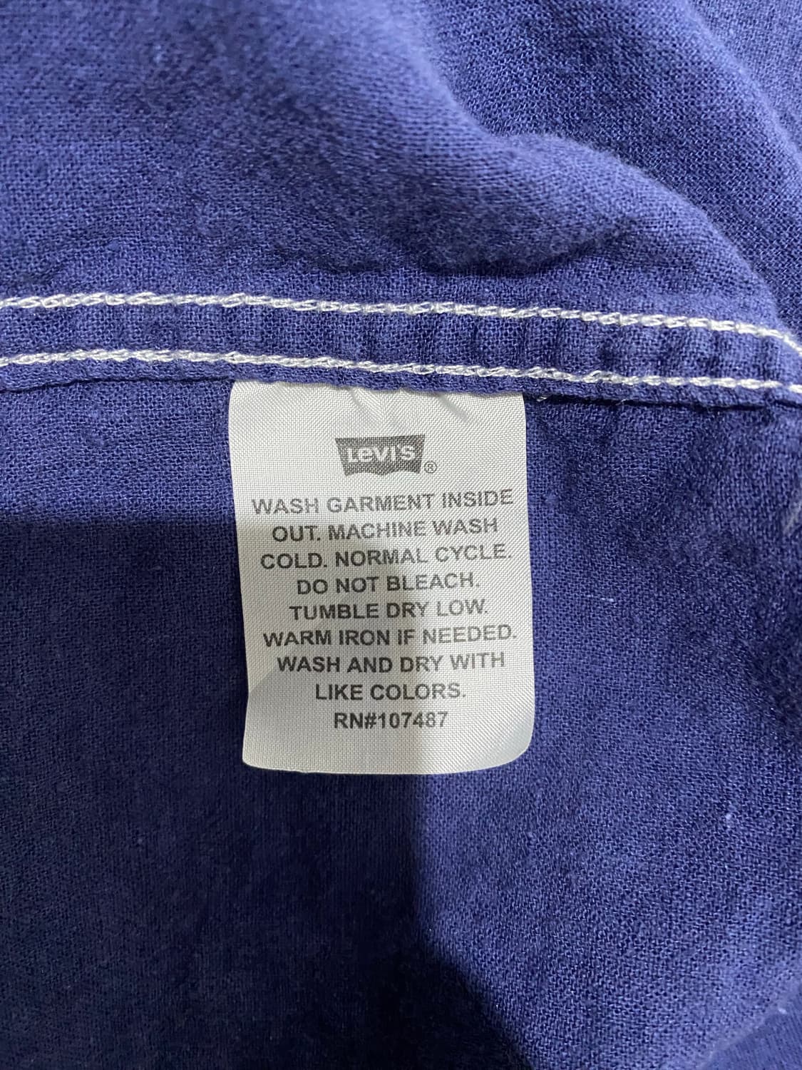 리바이스 린넨 웨스턴 셔츠 xxl 상품이미지10