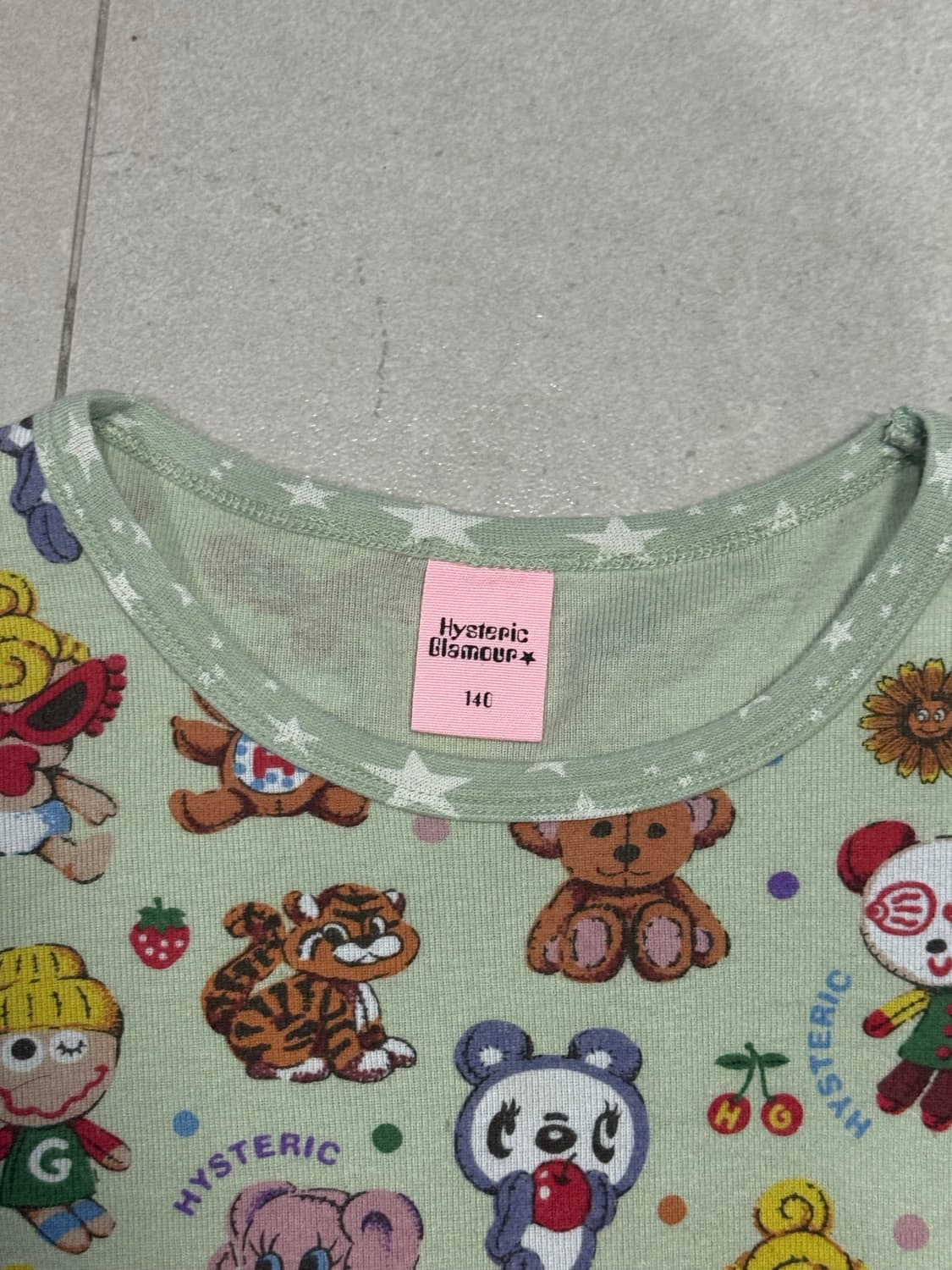 히스테릭 글래머 아카이브 귀여운 패턴 롱슬리브 티셔츠 상품이미지2