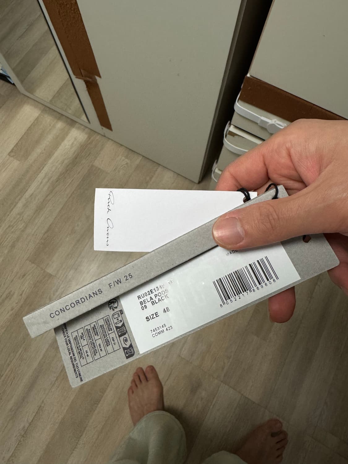 릭오웬스 CONCORDIANS 벨라 포드 쇼츠 48사이즈 상품이미지3