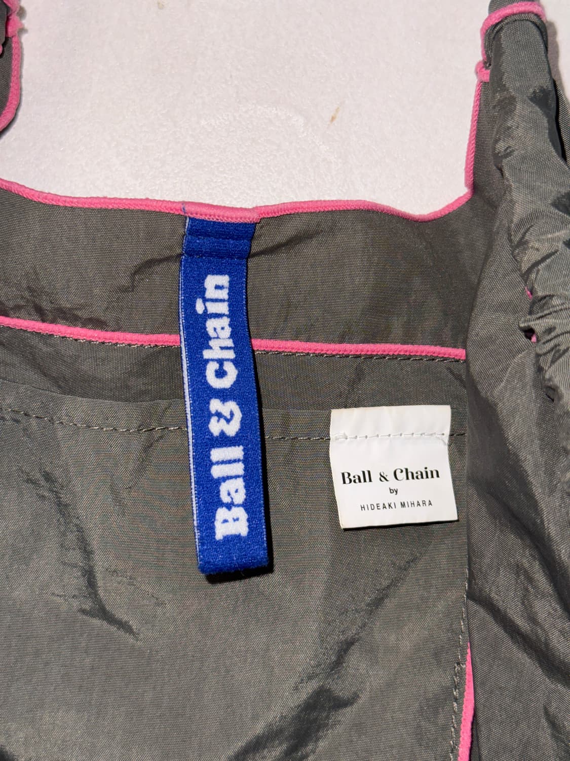 Ball & Chain SWEET tote bag gray 상품이미지6