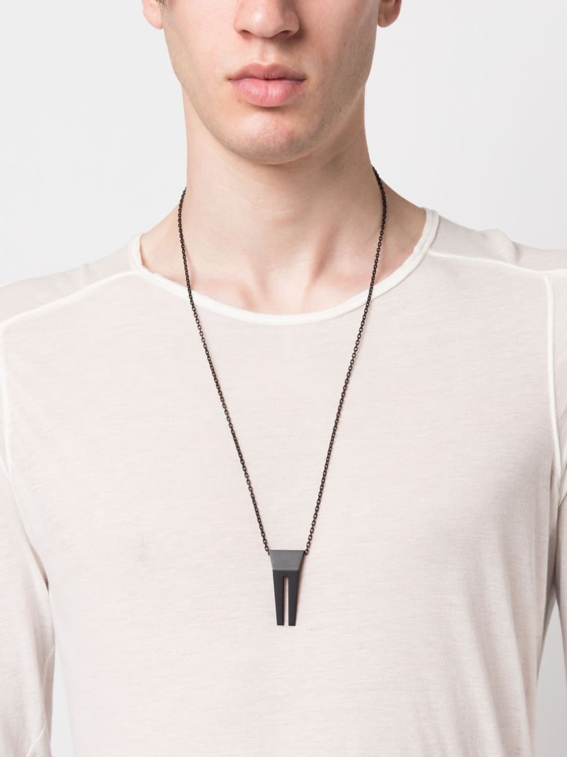 릭오웬스 OPEN TRUNK 목걸이/블랙 상품이미지3