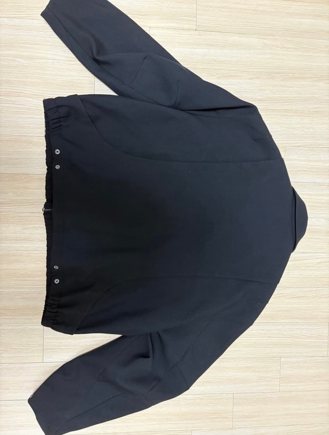 쿠어 울 블루종 (블랙) L 상품이미지3