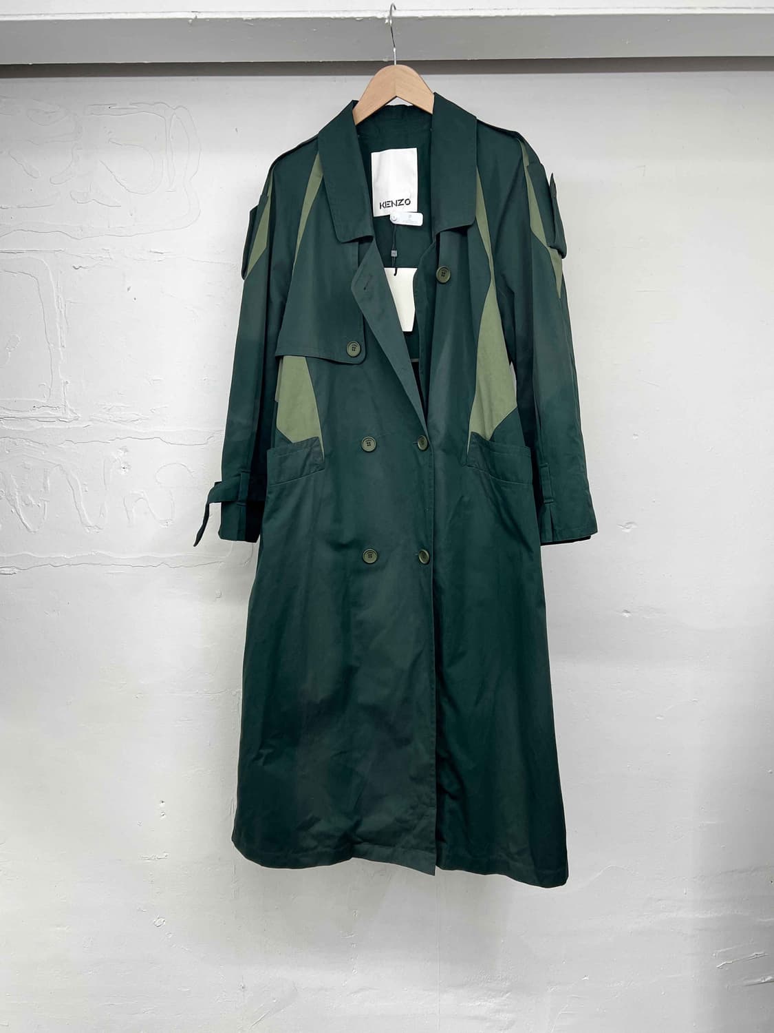 겐죠 컨트라스트 트렌치 코트  상품이미지1