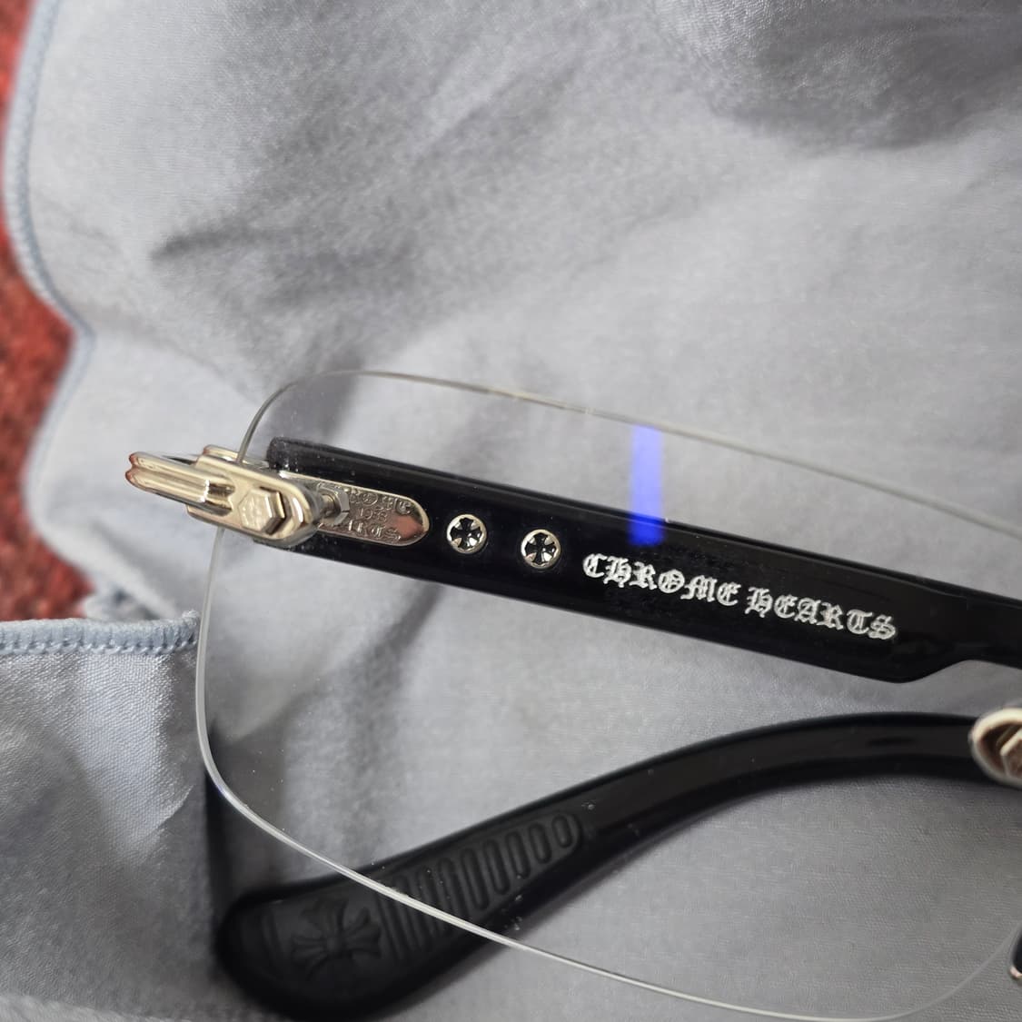 크롬하츠 딥1 샤이닝 실버 블랙 54사이즈 상품이미지2