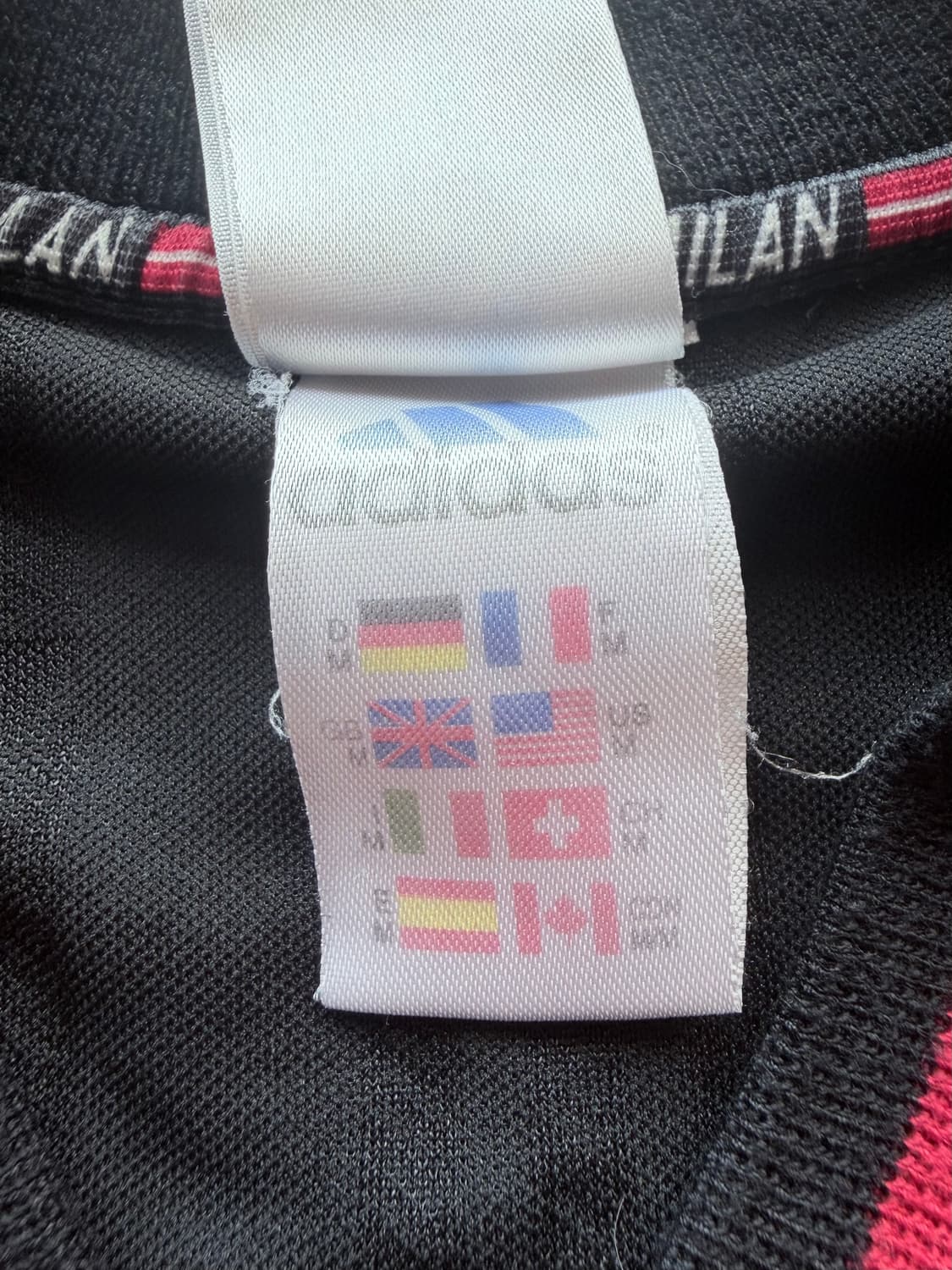 99 00 AC 밀란 아디다스 트레이닝 셔츠 상품이미지3