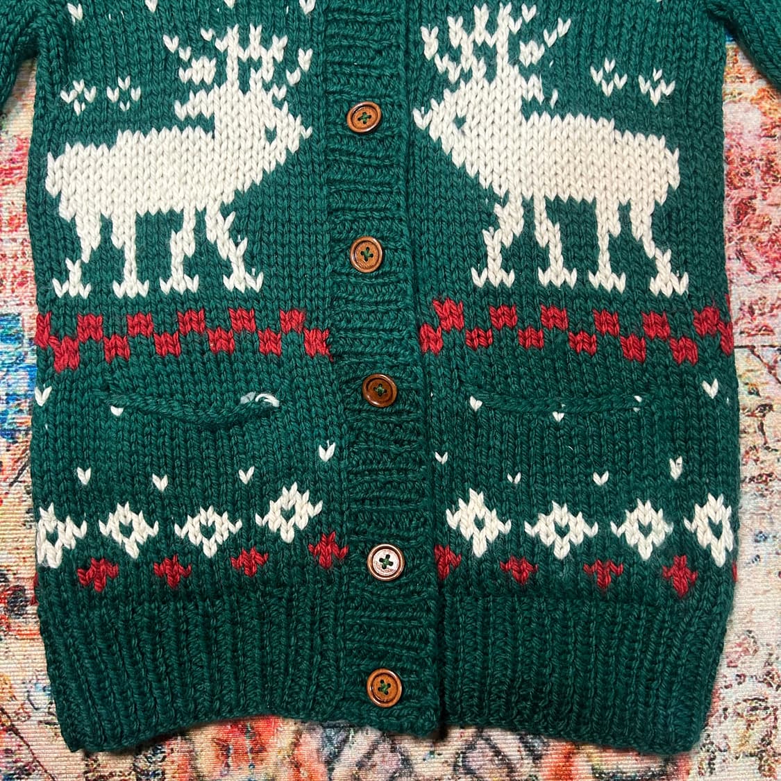 [XS] 00s 울리치 울 코위찬 니트 가디건 상품이미지5