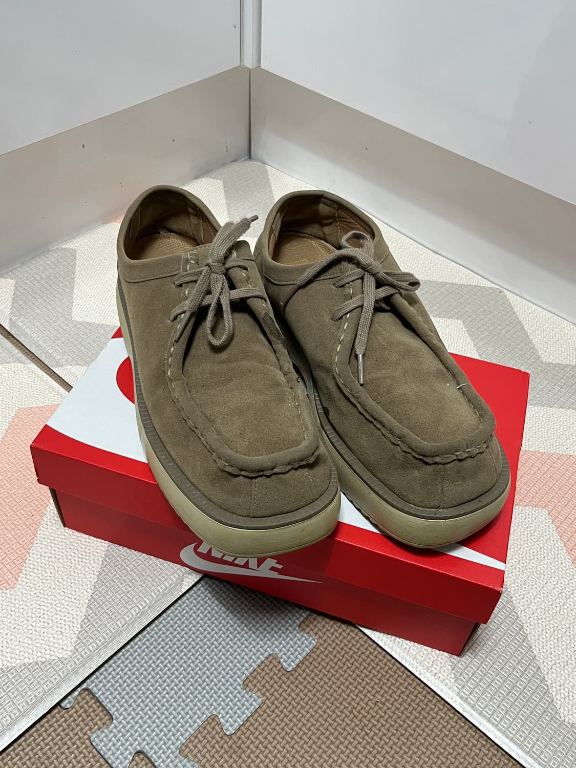 위더로드 스웨이드 모카신 더비슈즈 270 상품이미지1