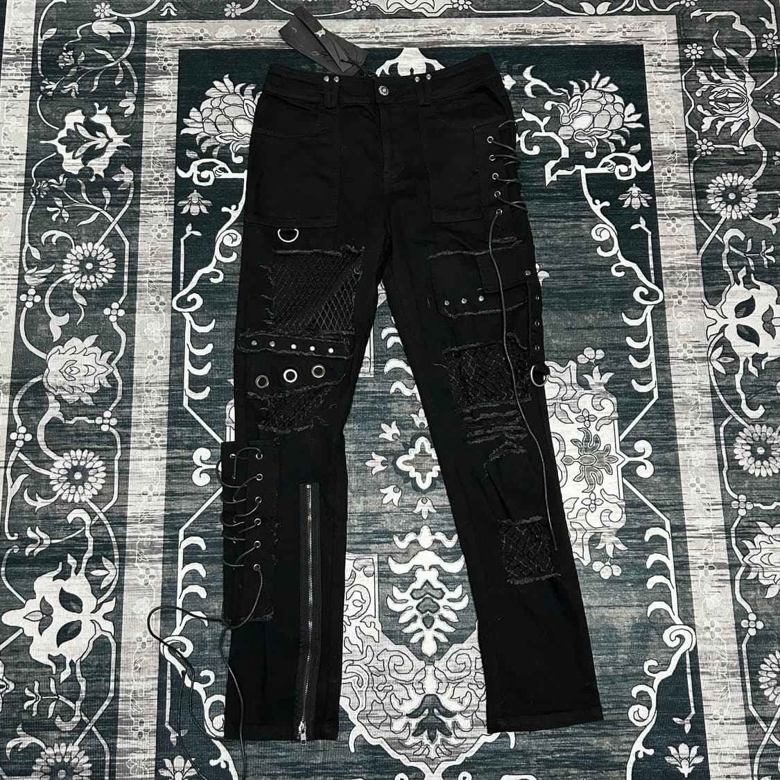 Punk Rave 펑크 레이브 아일렛 바지 고스 상품이미지1