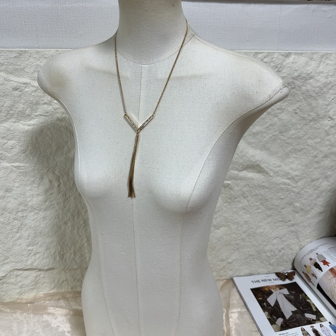 빈티지 Y 오리엔탈 쿠바체인 목걸이 상품이미지1