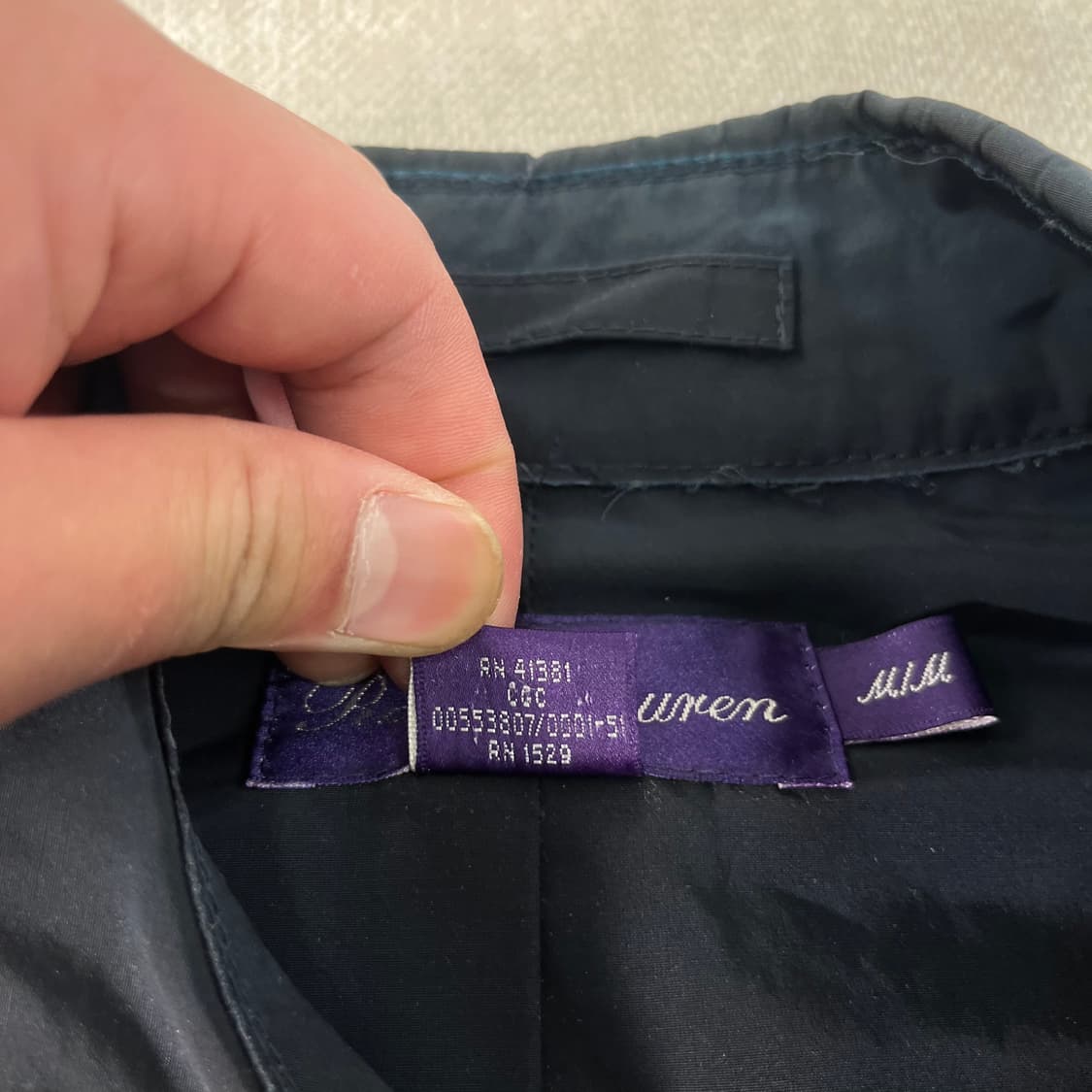 100 폴로 랄프로렌 퍼플라벨 바라쿠타 투웨이 그라데이션 자켓 상품이미지3