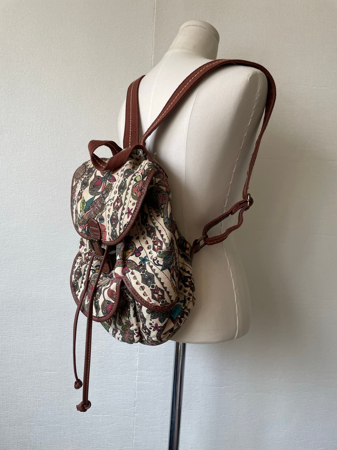 Sakroots Oriental Cloth Leather Backpack 상품이미지3