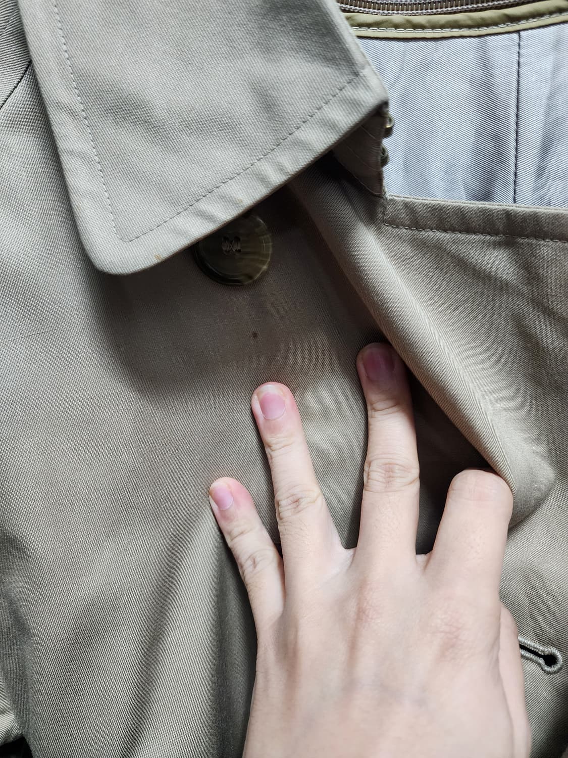 (내피포함) 버버리 클래식 베이지 트렌치코트  상품이미지5