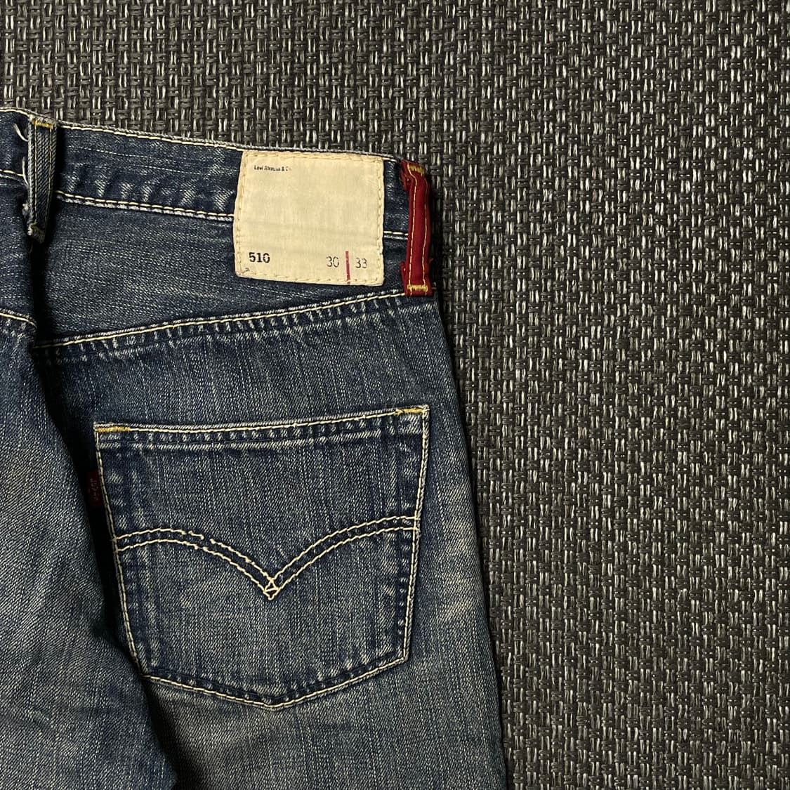 (30) 리바이스510 레드룹 30x33 워싱 데님팬츠 상품이미지6
