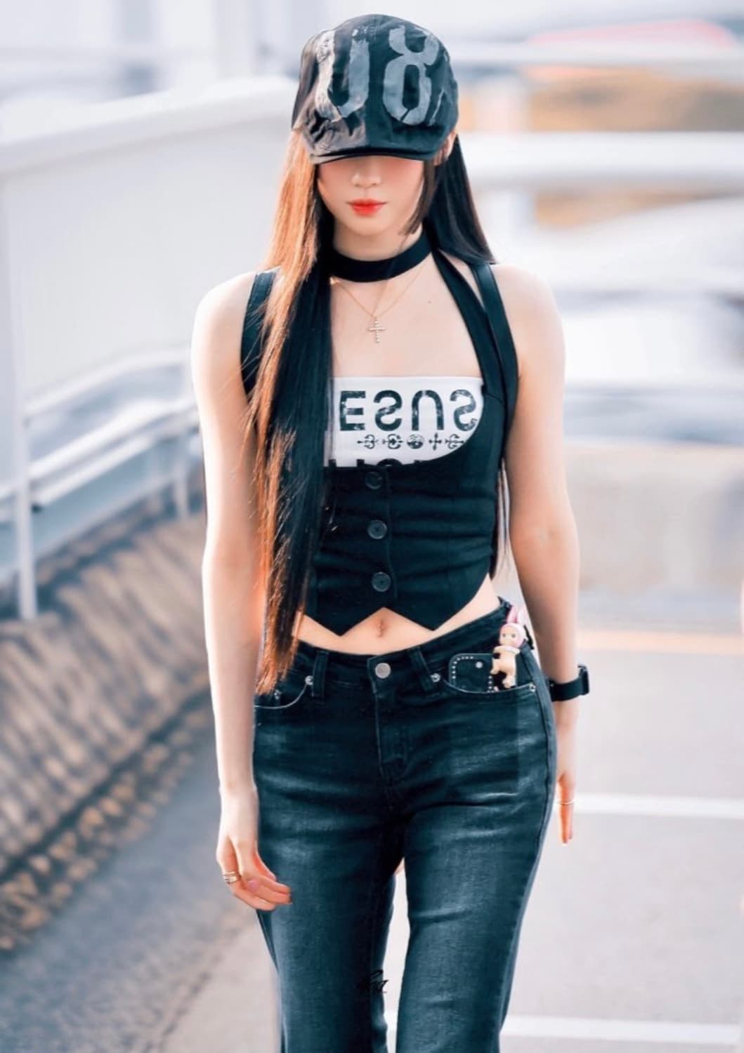 오도어 빈티지 로우진 블랙 3사이즈 상품이미지2