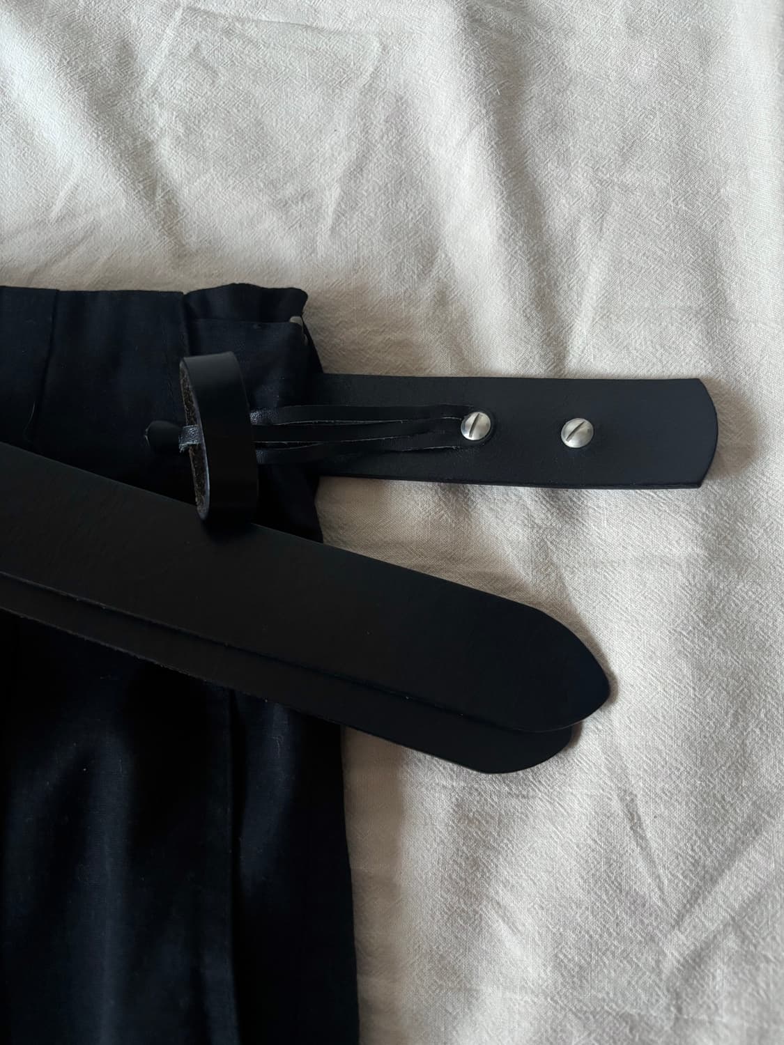 마르지엘라 레이어드 레더 벨트 상품이미지3