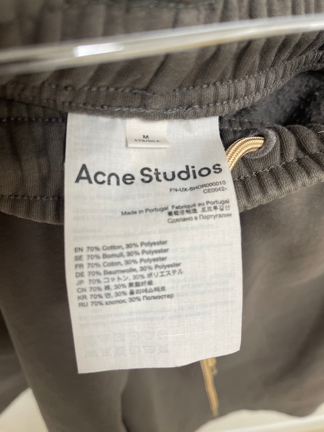 아크네 스튜디오   코튼 반바지 24ss 상품이미지3