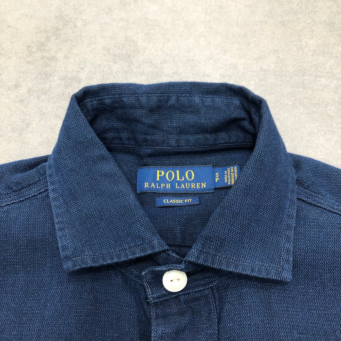 폴로 랄프로렌 인디고 워크 셔츠 S 상품이미지2